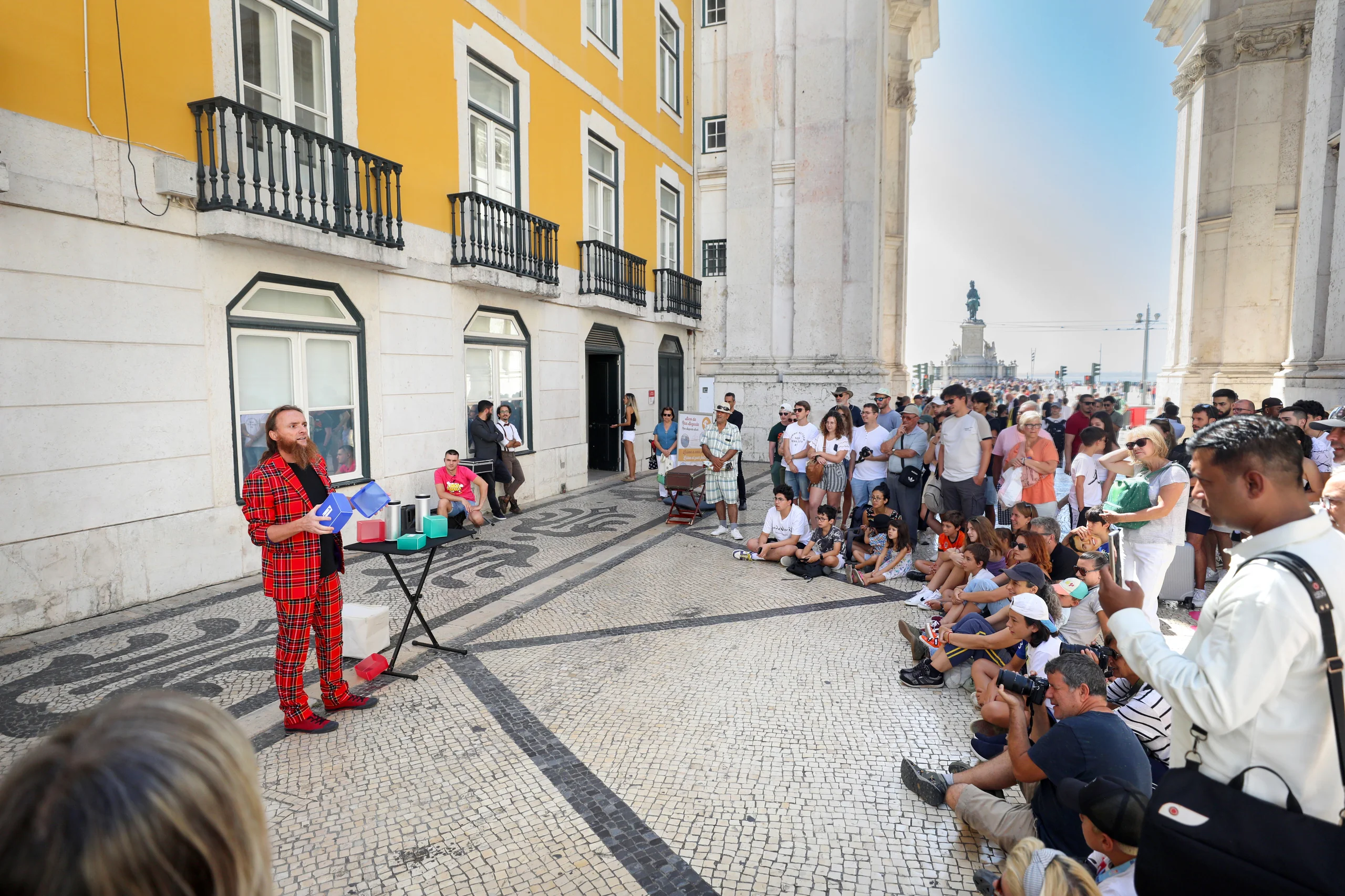 Pepe Lirrojo en Lisboa Mágica - Arco da Rua Augusta